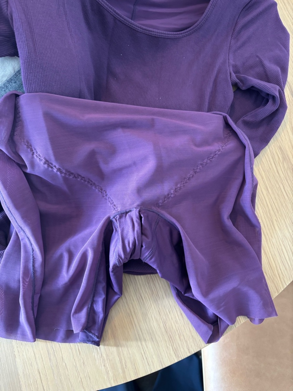 Popilush Shapewear Bodycon Purple Slimming Sexy Mini Dress, XL - Picture 5 of 6